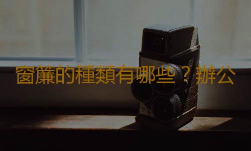 窗簾的種類有哪些？辦公室窗簾選購指南